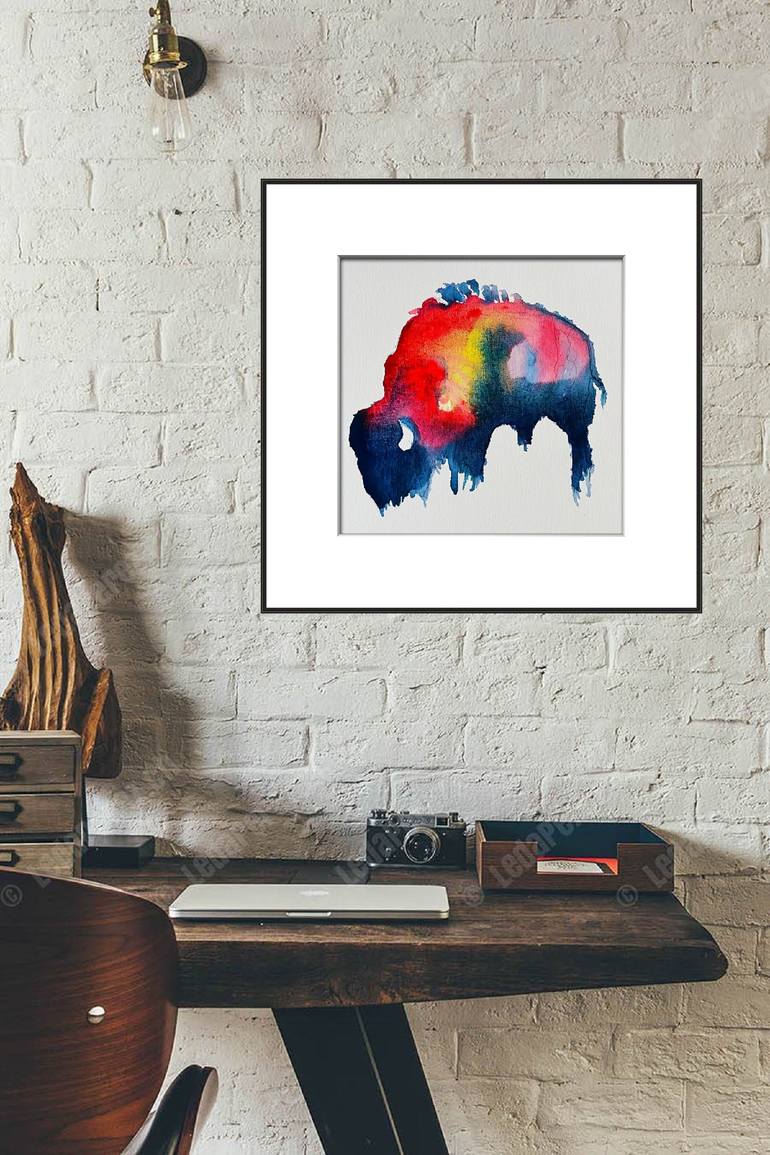Original Modernism Animal Painting by Shabs Beigh