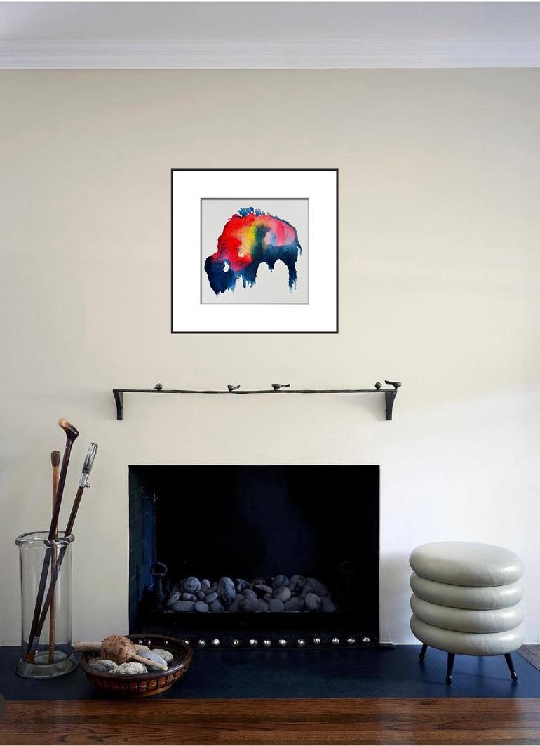 Original Modernism Animal Painting by Shabs Beigh