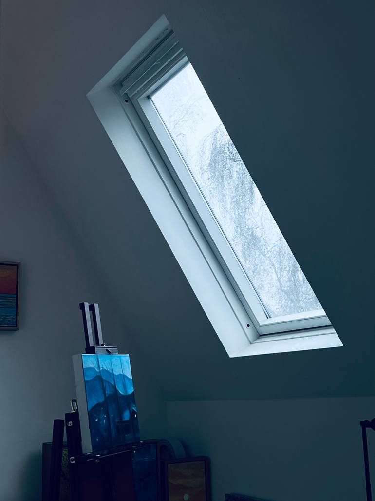 Original Contemporary Landscape Painting by Shabs Beigh