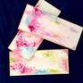 The colours of bloom in England are lovely
And that is what inspired this three panel abstract on canvas artwork
I wanted to catch the essence of pink flowers the greenery and sky .