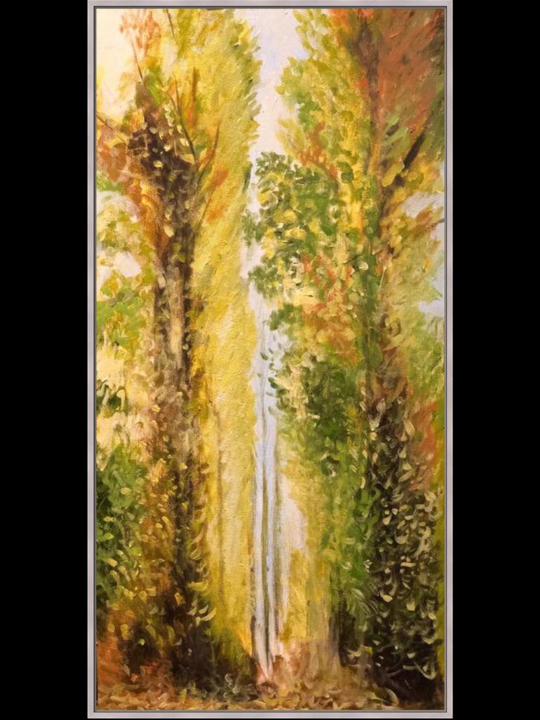 Original Abstract Expressionism Landscape Painting by Shabs Beigh