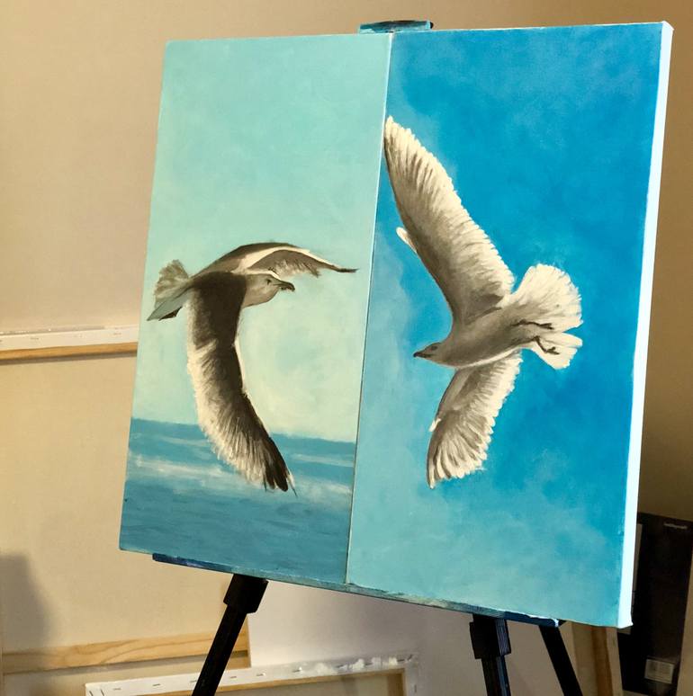 Original Other Beach Painting by Shabs Beigh
