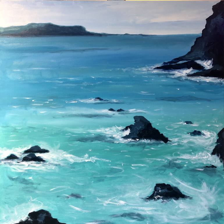 Original Seascape Painting by Shabs Beigh