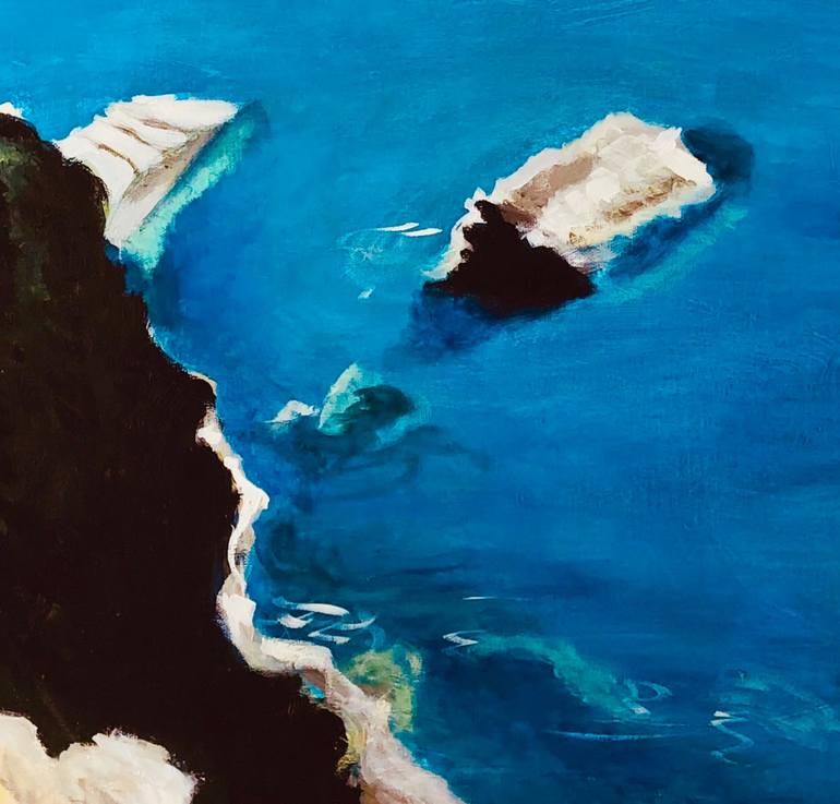 Original Fine Art Beach Painting by Shabs Beigh