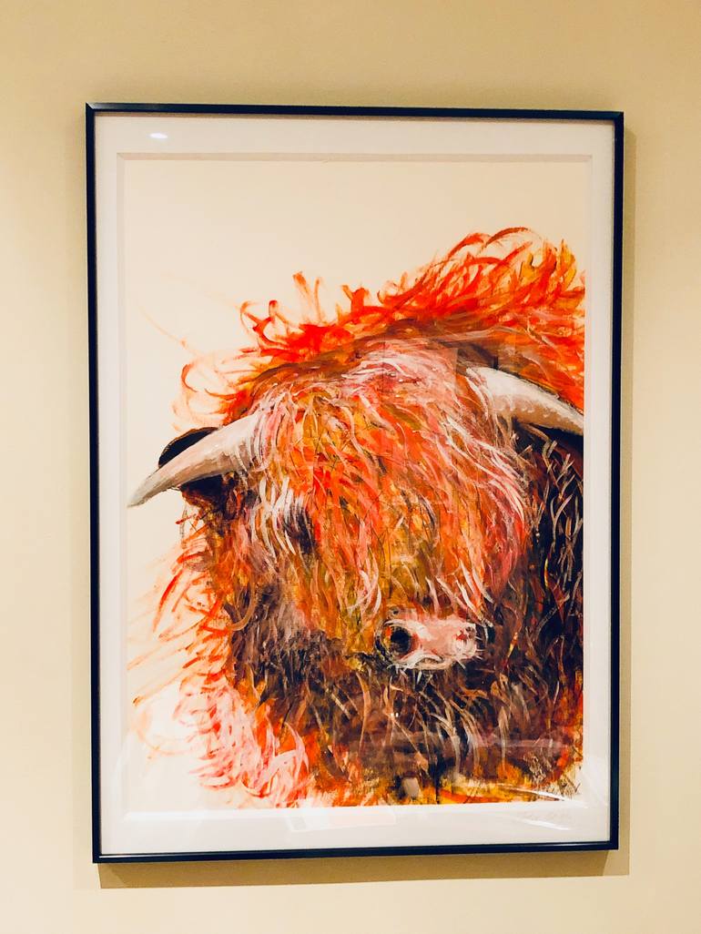 Original Animal Painting by Shabs Beigh