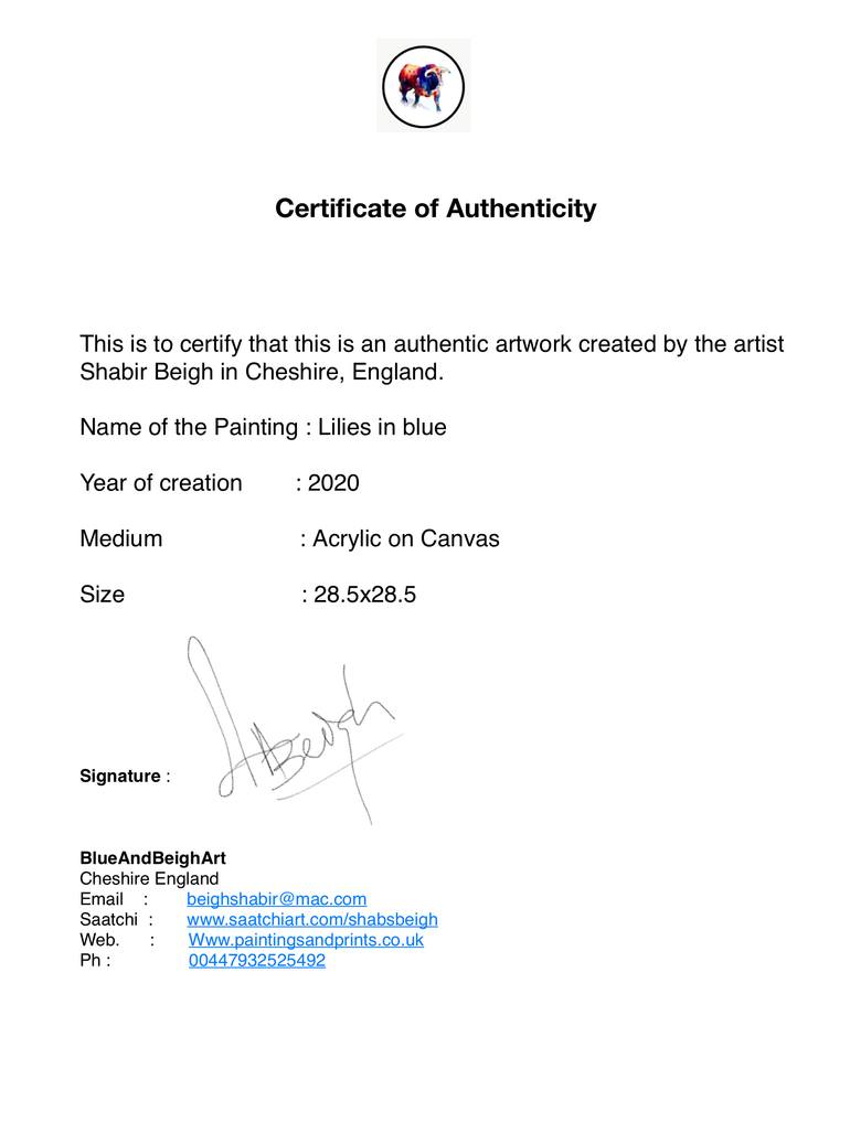 Original Expressionism Botanic Painting by Shabs Beigh