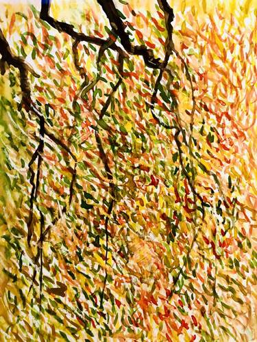 Saatchi Art Artist Shabs Beigh; Painting, “Mid-Autumn” #art