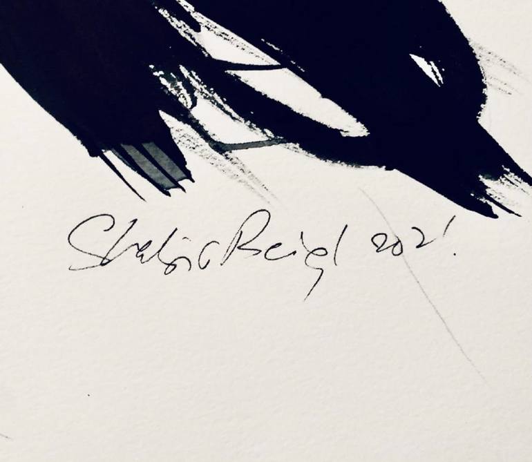 Original Expressionism Animal Drawing by Shabs Beigh