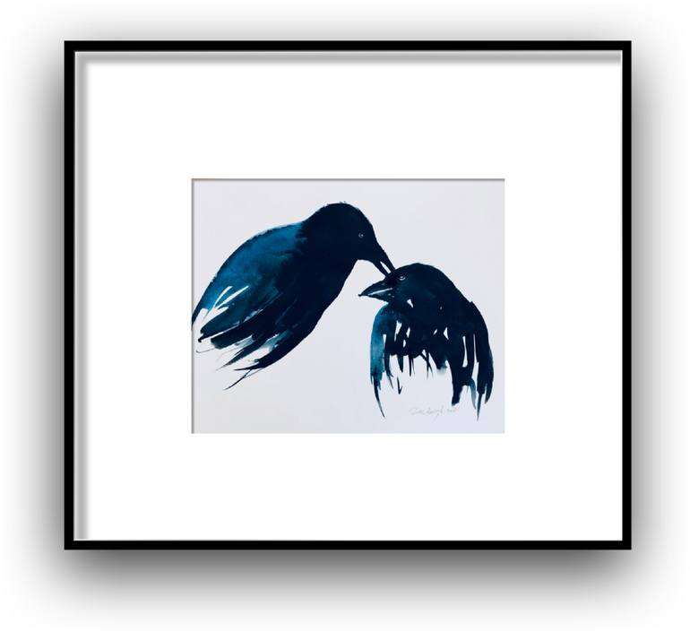 Original Minimalism Animal Drawing by Shabs Beigh