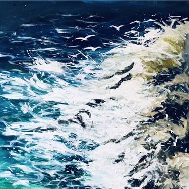 Original Expressionism Seascape Paintings by Shabs Beigh