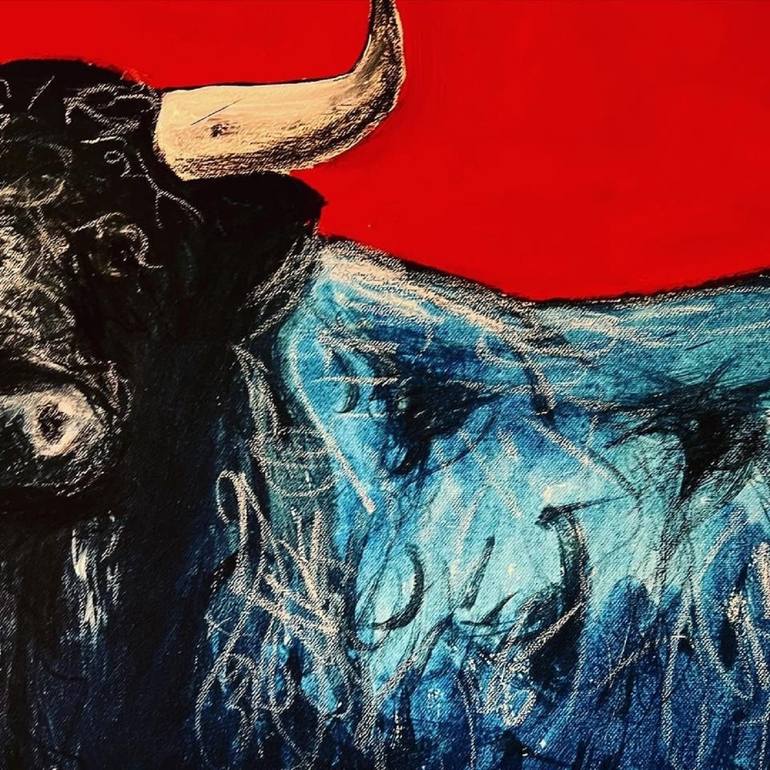 Original Expressionism Animal Painting by Shabs Beigh