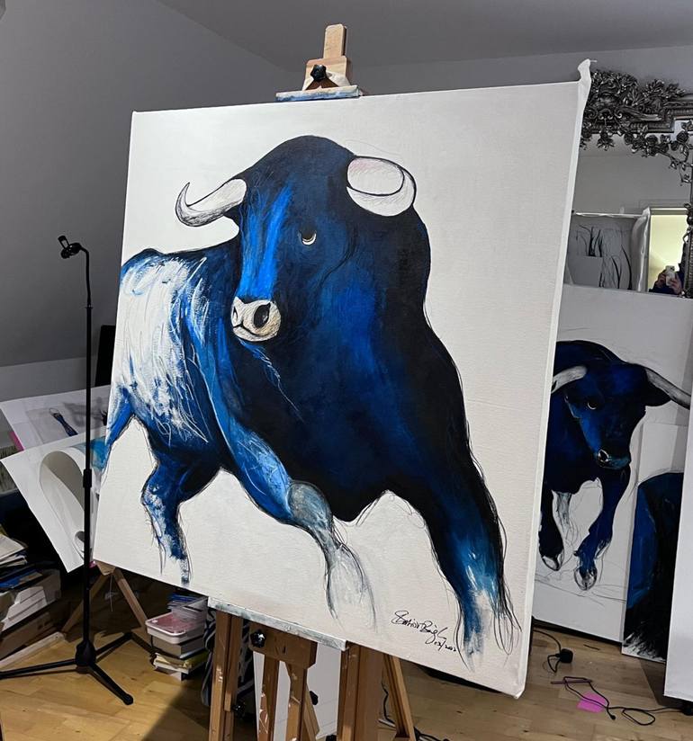 Original Modern Animal Painting by Shabs Beigh