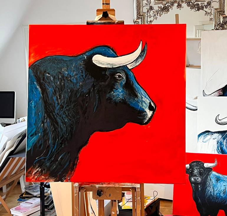Original Modern Animal Painting by Shabs Beigh