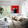 Home interior view of "Proud Bull" by Shabs Beigh