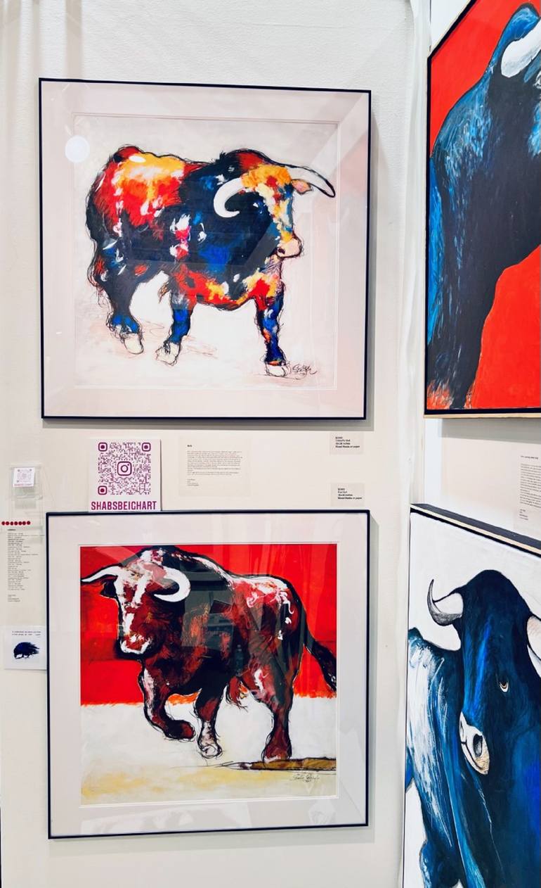 Original Expressionism Animal Drawing by Shabs Beigh