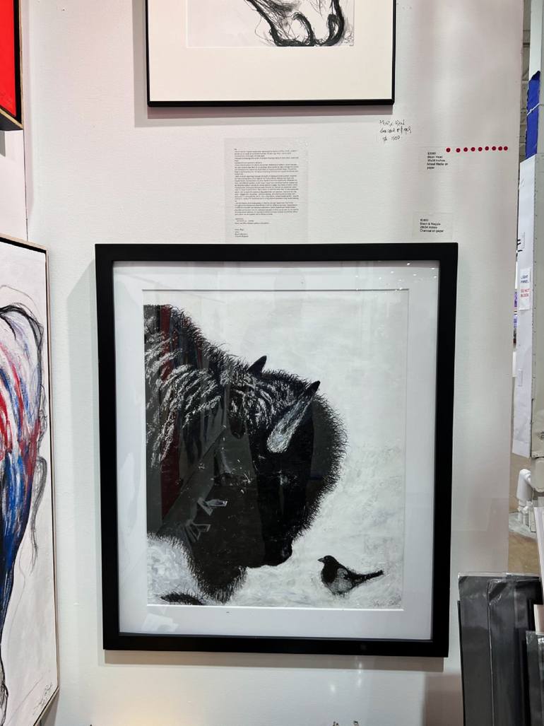 Original Impressionism Animal Drawing by Shabs Beigh