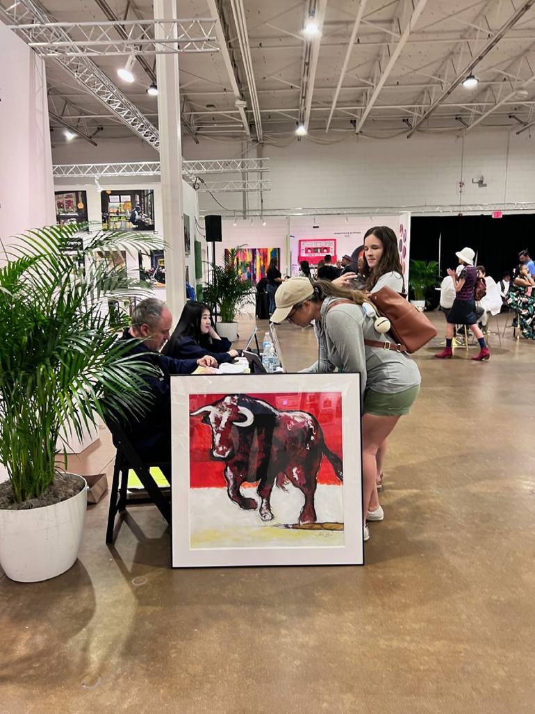 Original Expressionism Animal Painting by Shabs Beigh