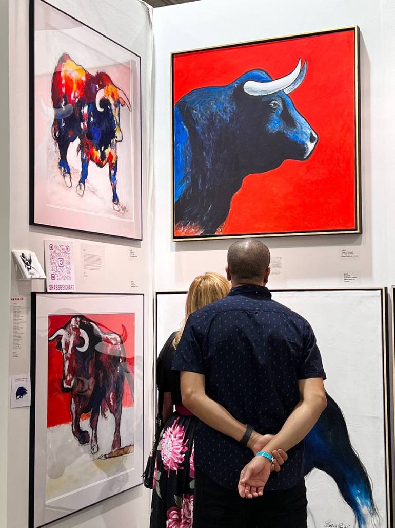 Original Expressionism Animal Painting by Shabs Beigh