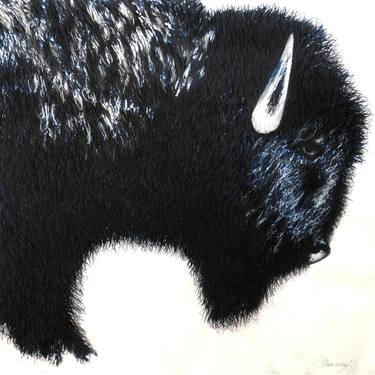 Original Figurative Animal Paintings by Shabs Beigh