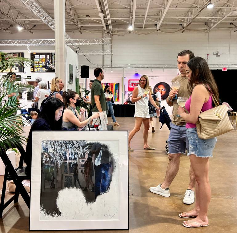 Original Figurative Animal Painting by Shabs Beigh