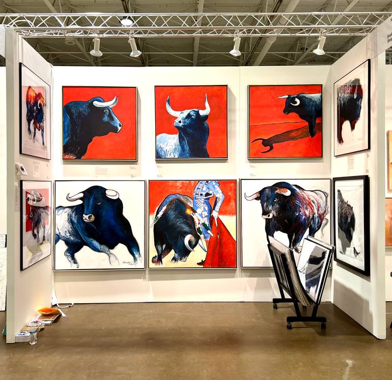 Original Figurative Animal Painting by Shabs Beigh