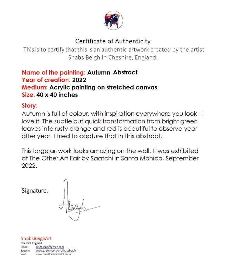 Original Minimalism Abstract Painting by Shabs Beigh