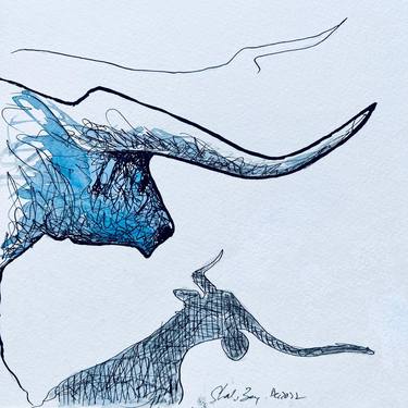 Original Modern Animal Drawings by Shabs Beigh