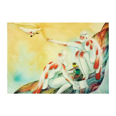 City Habitat Series (Here's song you need) Illustration Art Print Wall Artwork by XS (30 X 40 CM) 11.81 in. by 15.75 in. - Unframe thumb