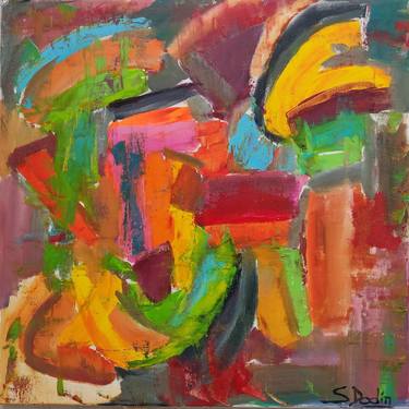 Original Abstract Expressionism Abstract Paintings by Sylvie Dodin