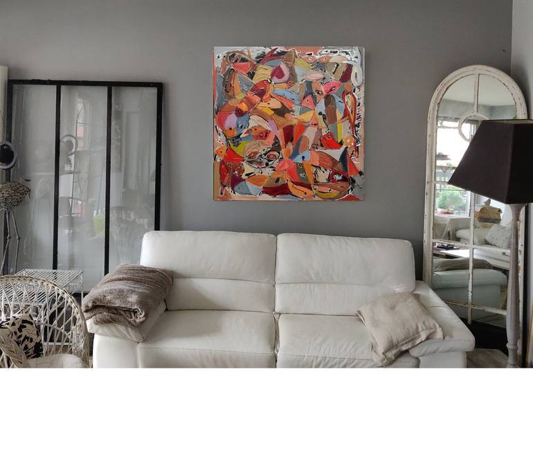 Original Abstract Performing Arts Painting by Sylvie Dodin