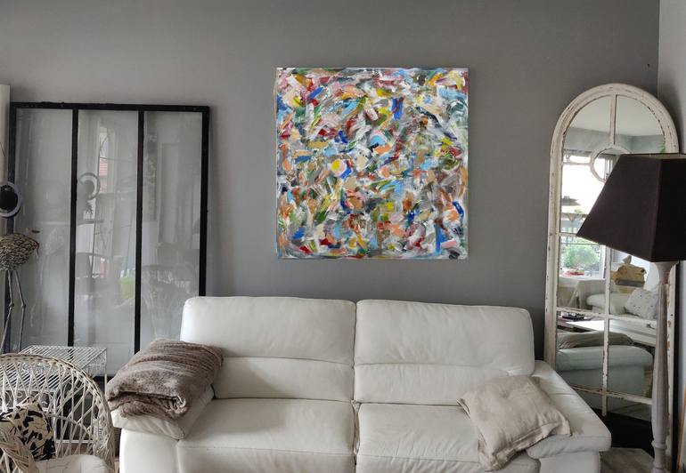 Original Abstract Performing Arts Painting by Sylvie Dodin