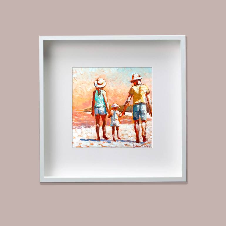 Original Expressionism Family Painting by Walter Zakarlo