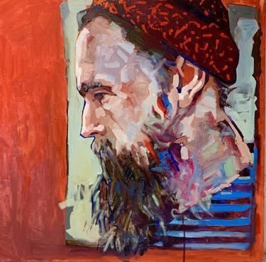 Original Expressionism Men Paintings by Walter Zakarlo