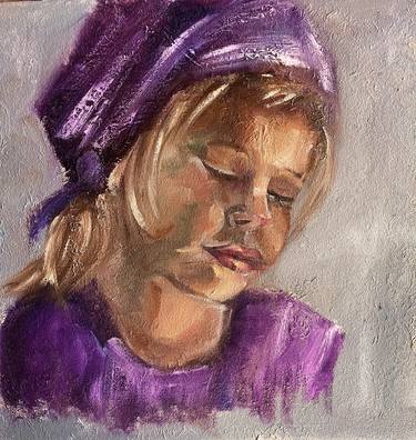 Original Impressionism Children Paintings by Cornelie Wolff