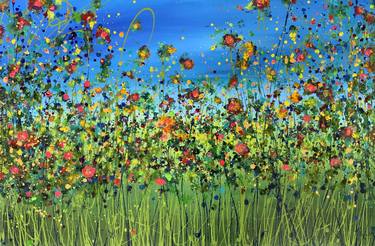 Original Floral Paintings by Janice Rogers
