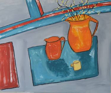 Print of Abstract Expressionism Still Life Paintings by Melissa Pentney