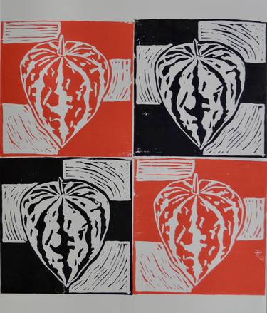Print of Abstract Food Printmaking by Melissa Pentney