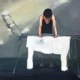 household chores/hanging laundry by Michalina Garus