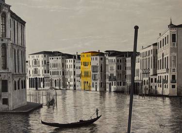 Saatchi Art Artist Carlos Ferg; Painting, “Reflections from Rialto.” #art