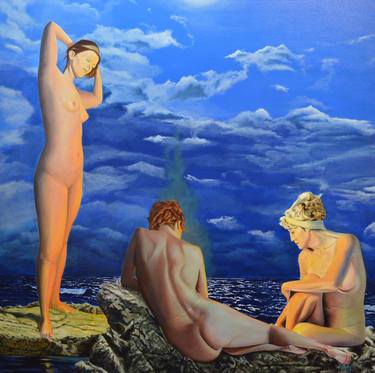 Original Figurative Nude Paintings by Carlos Ferg