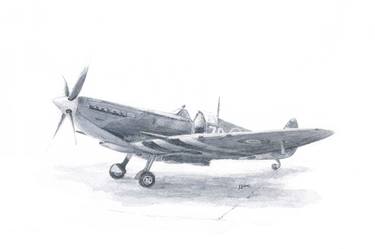 Print of Aeroplane Paintings by John Jones