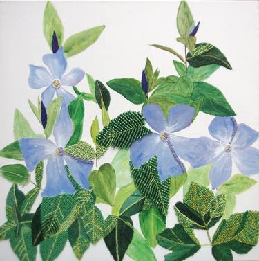 Print of Modern Floral Paintings by Hayley Mallett