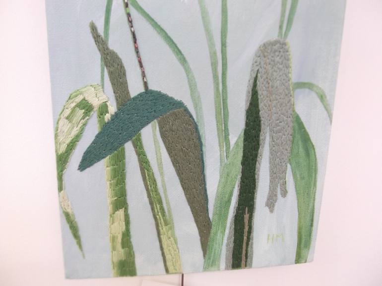 Original Modern Floral Painting by Hayley Mallett