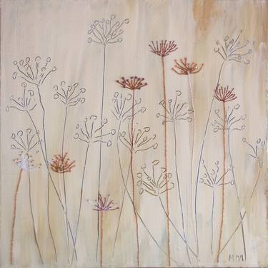 Original Fine Art Floral Paintings by Hayley Mallett