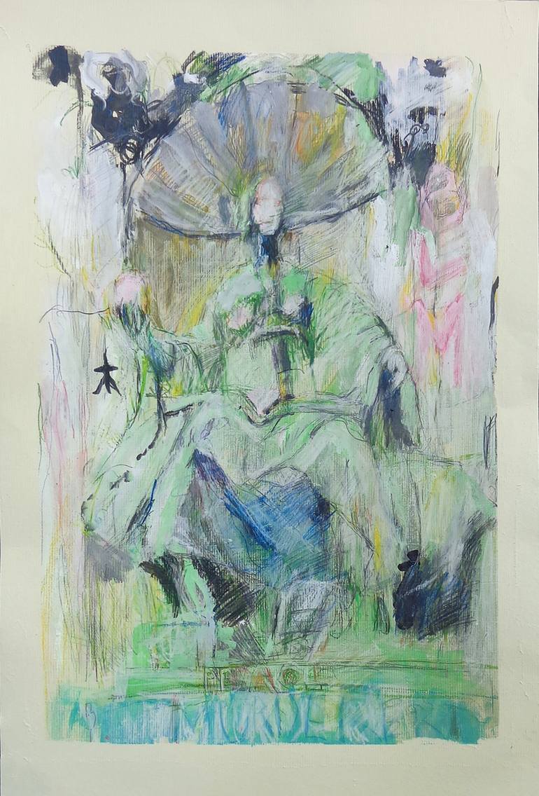 Victoria Splashed White (Leeds) Murderer Painting by Howard Skrill