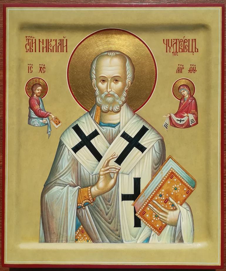 St. Nicholas. Painting by Ilya Veselov | Saatchi Art