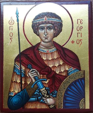 Saatchi Art Artist Ilya Veselov; Paintings, “Saint George.” #art