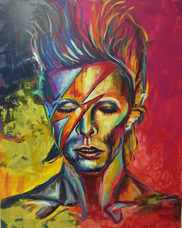 Print of Expressionism Celebrity Paintings by Nick Summers