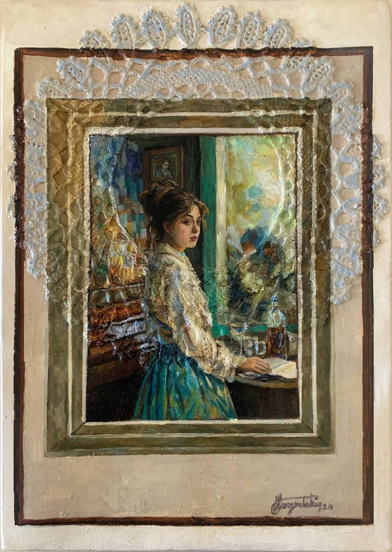 Print of Figurative Women Paintings by Fatih Sungurtekin