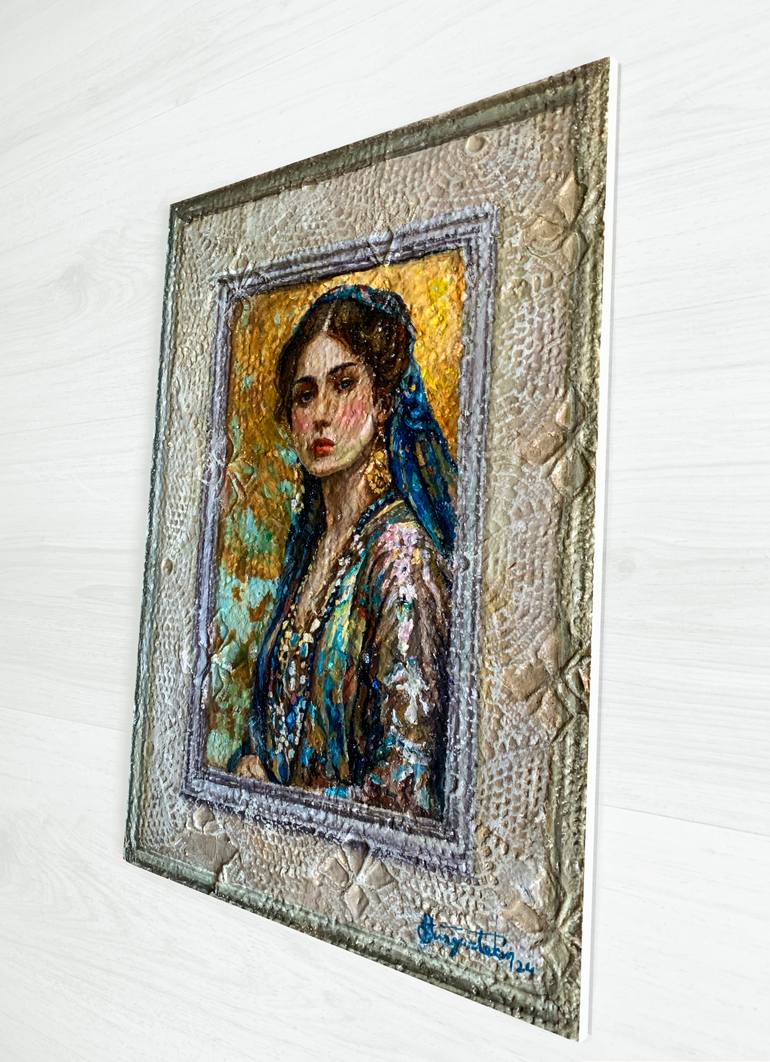 Original Art Deco Time Painting by Fatih Sungurtekin